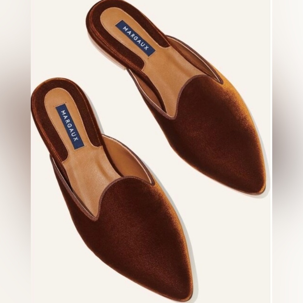 Margaux Mule - Rust Velvet Women’s Size 37
